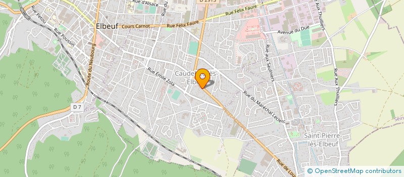 localisation de l'entreprise MONSIEUR CLAUDE CARBONNIER  CAUDEBEC-LES-ELBEUF