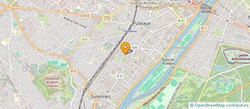 localisation de l'entreprise MONSIEUR CLAUDE CARELLI à SURESNES