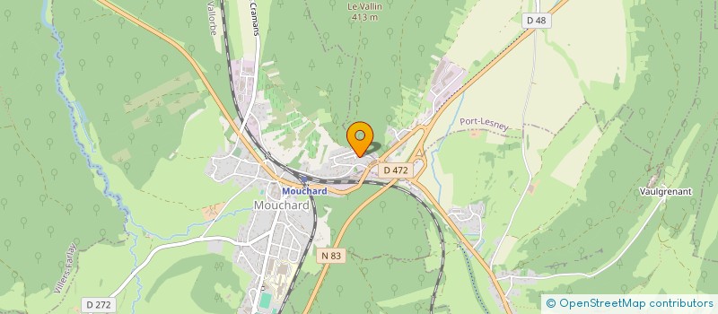 localisation de l'entreprise MONSIEUR CLAUDE CARENA  MOUCHARD