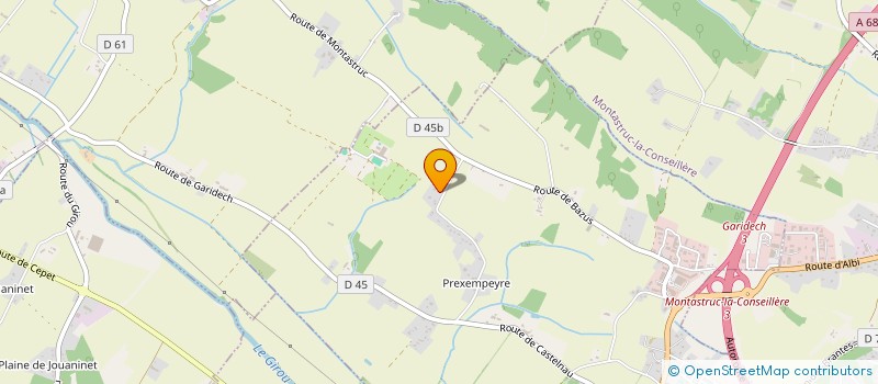 localisation de l'entreprise MONSIEUR CLAUDE CARLES  GARIDECH