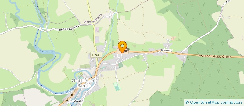 localisation de l'entreprise MONSIEUR CLAUDE CARLIER à CHATILLON-EN-BAZOIS