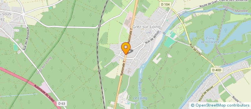 localisation de l'entreprise MONSIEUR CLAUDE CARPY à GREZ-SUR-LOING