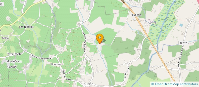 localisation de l'entreprise MONSIEUR CLAUDE CARREAU  BAYON-SUR-GIRONDE