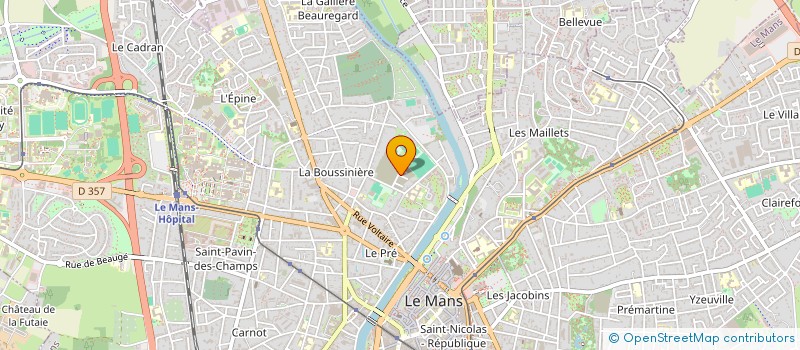 localisation de l'entreprise MONSIEUR CLAUDE CASTAGNE  LE MANS