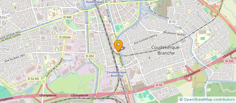 localisation de l'entreprise MONSIEUR CLAUDE CASTELEYN  COUDEKERQUE-BRANCHE