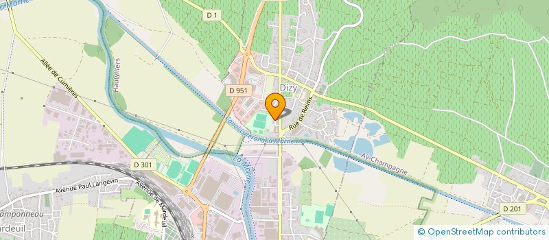 localisation de l'entreprise MONSIEUR CLAUDE CASTELLINA  DIZY