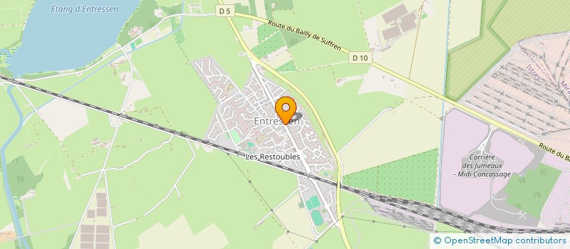 localisation de l'entreprise MONSIEUR CLAUDE CASTINEL  ISTRES