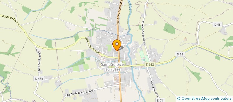 localisation de l'entreprise MONSIEUR CLAUDE CATALA  SAINT-SULPICE-SUR-LEZE