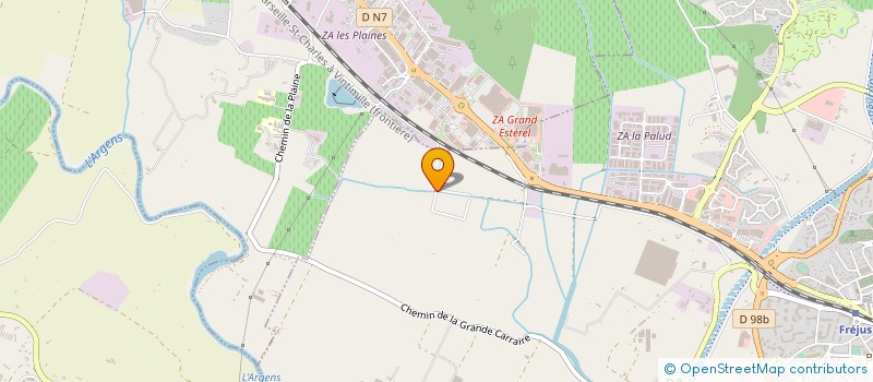 localisation de l'entreprise MONSIEUR CLAUDE CATEX à FREJUS