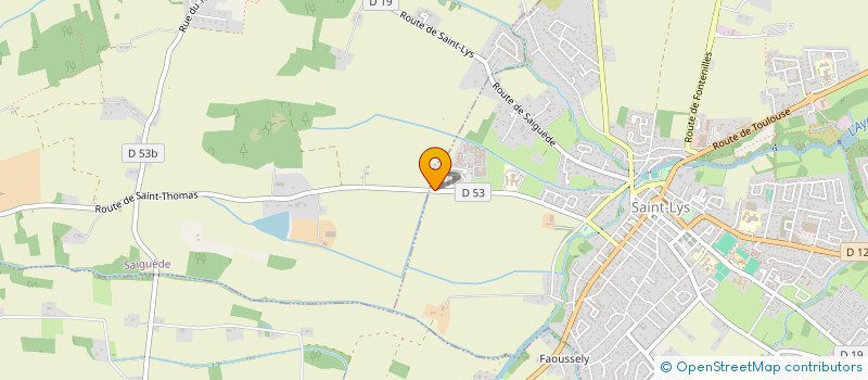 localisation de l'entreprise MONSIEUR CLAUDE CATHALA  SAINT-LYS