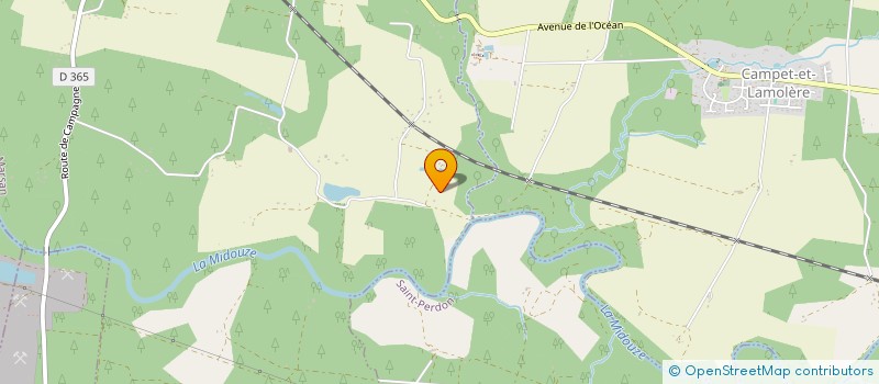 localisation de l'entreprise MONSIEUR CLAUDE CATUHE  SAINT-MARTIN-D'ONEY