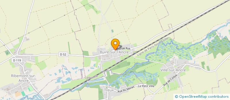 localisation de l'entreprise MONSIEUR CLAUDE CAUSSIN  BUIRE-SUR-L'ANCRE