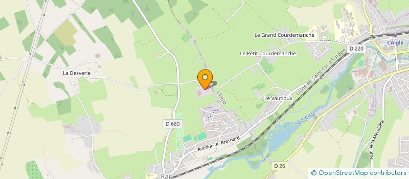 localisation de l'entreprise MONSIEUR CLAUDE CAVALLI  RAI