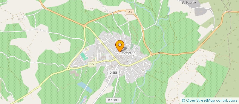 localisation de l'entreprise MONSIEUR CLAUDE CAZALIS à VILLEVEYRAC