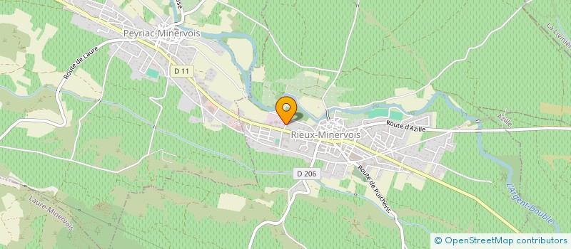 localisation de l'entreprise MONSIEUR CLAUDE CAZANAVE  RIEUX-MINERVOIS