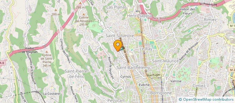 localisation de l'entreprise MONSIEUR CLAUDE CECCONI à NICE