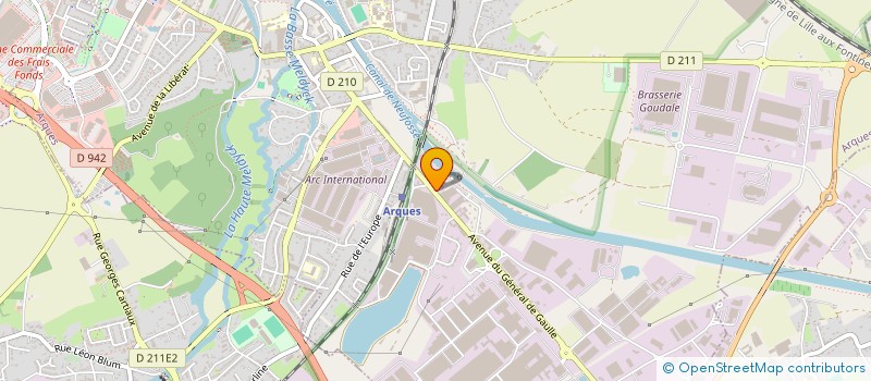 localisation de l'entreprise MONSIEUR CLAUDE CEDILEAU  ARQUES