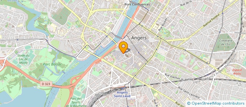 localisation de l'entreprise MONSIEUR CLAUDE CESBRON à ANGERS