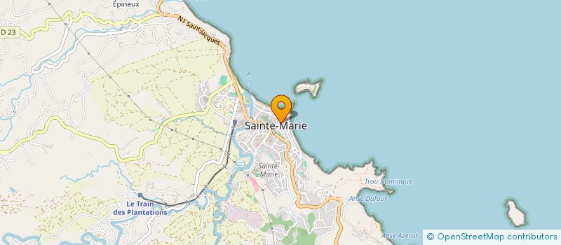 localisation de l'entreprise MONSIEUR CLAUDE CHABAL  SAINTE-MARIE