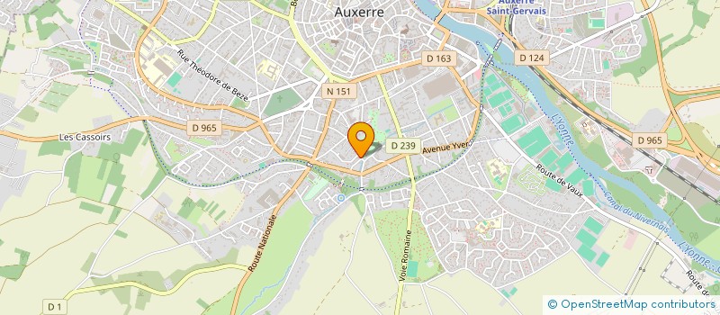 localisation de l'entreprise MONSIEUR CLAUDE CHAMPAGNAT à AUXERRE