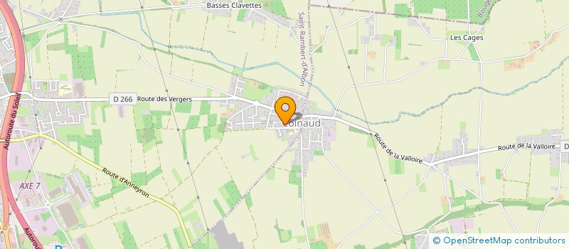 localisation de l'entreprise MONSIEUR CLAUDE CHAMPELEY  ANNEYRON