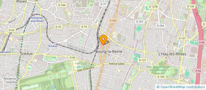 localisation de l'entreprise MONSIEUR CLAUDE CHANCHOLE à BOURG-LA-REINE