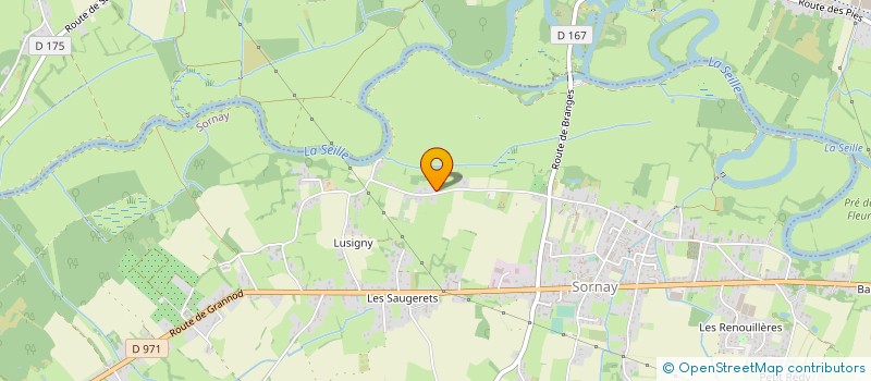 localisation de l'entreprise MONSIEUR CLAUDE CHANOIX  SORNAY