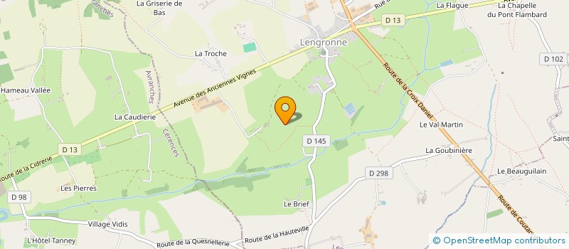 localisation de l'entreprise MONSIEUR CLAUDE CHAPON  LENGRONNE