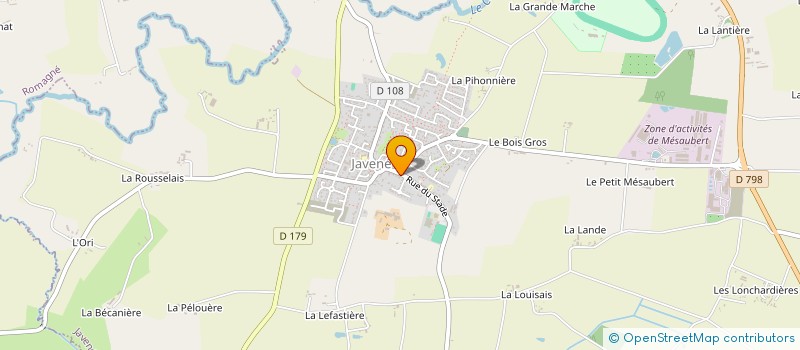 localisation de l'entreprise MONSIEUR CLAUDE CHAPON à JAVENE
