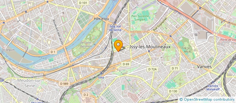 localisation de l'entreprise MONSIEUR CLAUDE CHAPPE à ISSY-LES-MOULINEAUX