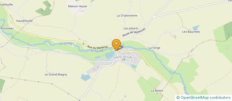 localisation de l'entreprise MONSIEUR CLAUDE CHAPPOT à SAINT-PRIVE