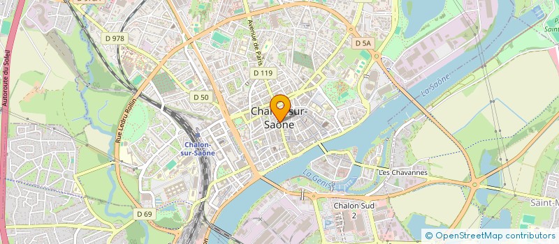 localisation de l'entreprise MONSIEUR CLAUDE CHAPUIS à CHALON-SUR-SAONE