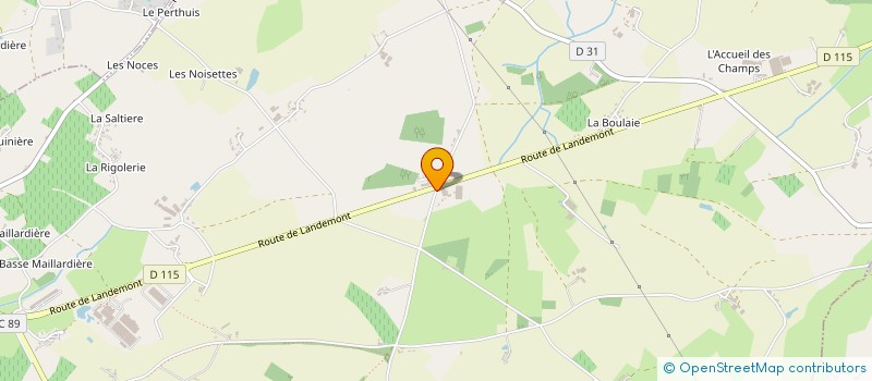 localisation de l'entreprise MONSIEUR CLAUDE CHARDON à LE LOROUX-BOTTEREAU