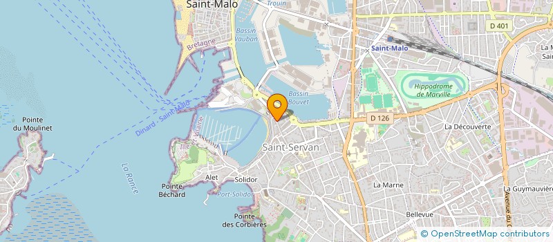 localisation de l'entreprise MONSIEUR CLAUDE CHARLES à SAINT-MALO