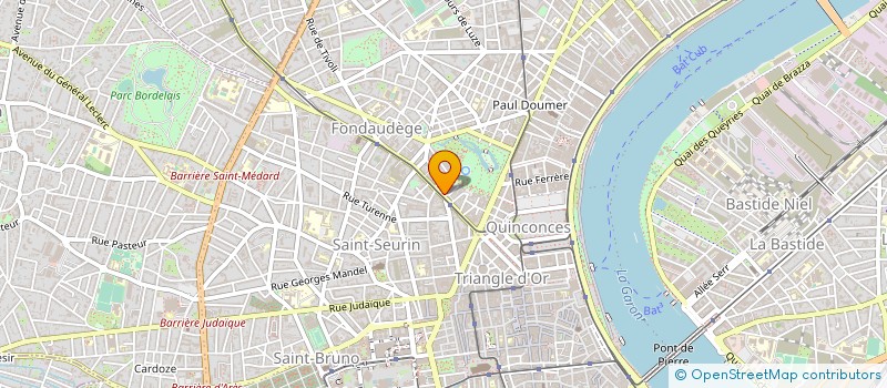 localisation de l'entreprise MONSIEUR CLAUDE CHARLIER à BORDEAUX