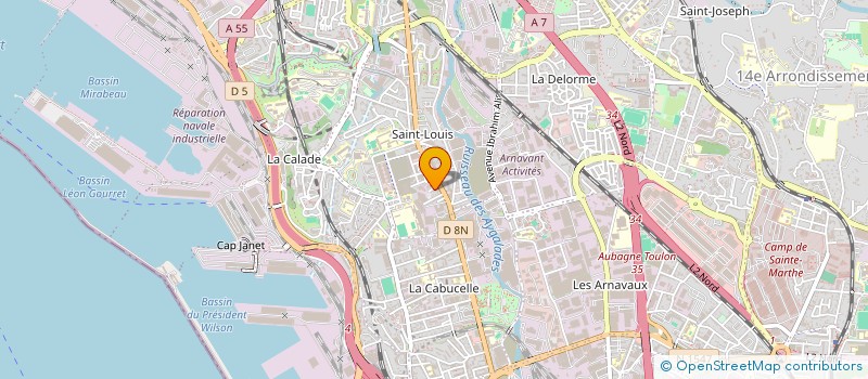 localisation de l'entreprise MONSIEUR CLAUDE CHARON à MARSEILLE