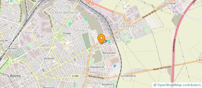 localisation de l'entreprise MONSIEUR CLAUDE CHARRIER  REIMS