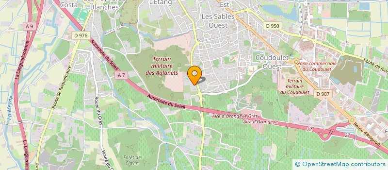 localisation de l'entreprise MONSIEUR CLAUDE CHASTAN  ORANGE