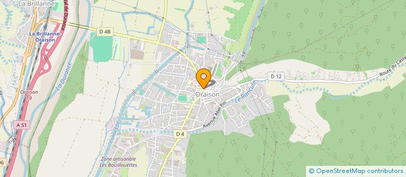 localisation de l'entreprise MONSIEUR CLAUDE CHATELLIER à ORAISON