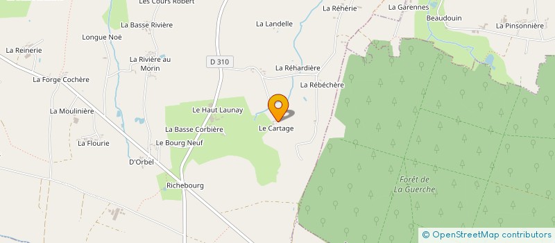 localisation de l'entreprise MONSIEUR CLAUDE CHAUSSEE  RETIERS