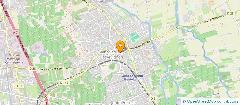 localisation de l'entreprise MONSIEUR CLAUDE CHAUSSY  SAINT-SATURNIN-LES-AVIGNON