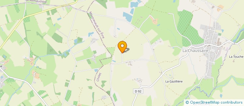 localisation de l'entreprise MONSIEUR CLAUDE CHAUVAT  BEAUPREAU-EN-MAUGES