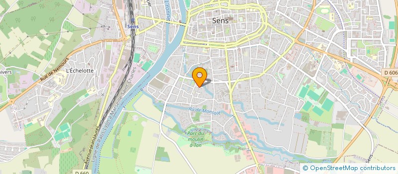 localisation de l'entreprise MONSIEUR CLAUDE CHAVANCE à SENS