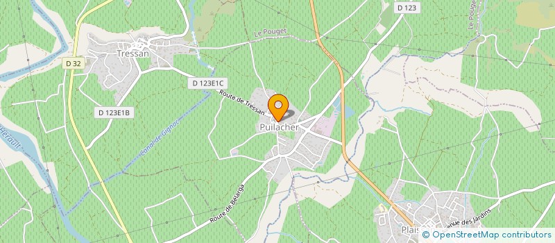 localisation de l'entreprise MONSIEUR CLAUDE CHAVENT à PUILACHER