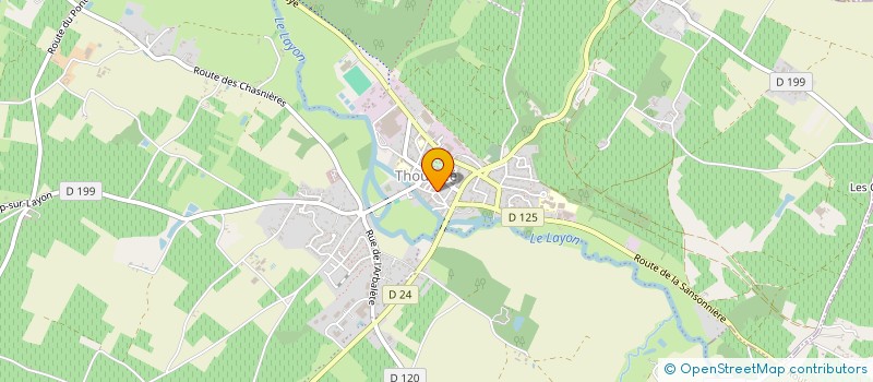 localisation de l'entreprise MONSIEUR CLAUDE CHEHERE  BELLEVIGNE-EN-LAYON