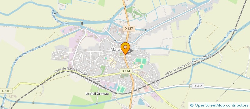 localisation de l'entreprise MONSIEUR CLAUDE CHENE  MARANS