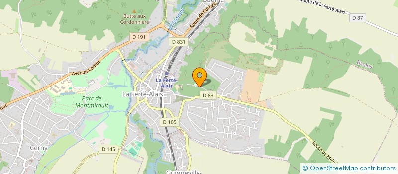 localisation de l'entreprise MONSIEUR CLAUDE CHENU  FERTE-ALAIS (LA)