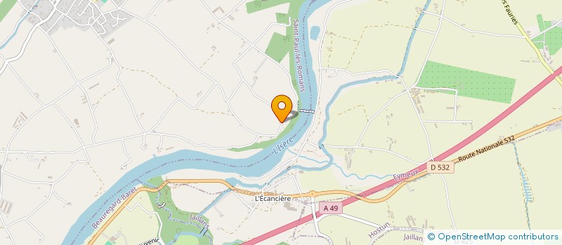 localisation de l'entreprise MONSIEUR CLAUDE CHESNE  SAINT-PAUL-LES-ROMANS