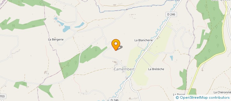 localisation de l'entreprise MONSIEUR CLAUDE CHESNEL à CAMEMBERT