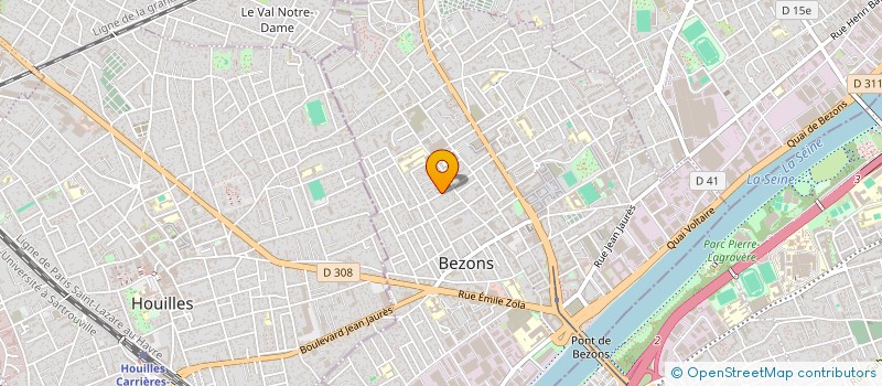 localisation de l'entreprise MONSIEUR CLAUDE CHEVALLIER  BEZONS